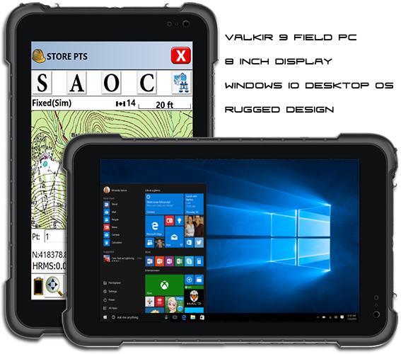 Valkir 9 - Windows 10 PC Rugged Tablet Controller